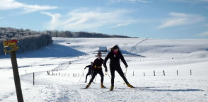 Sport d'hiver a Laguiole