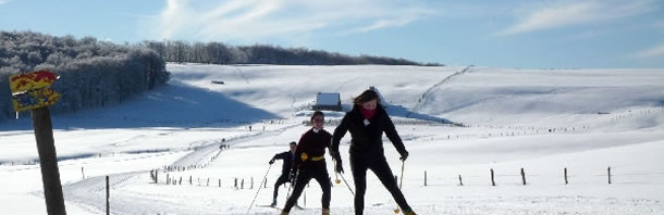 Sport d'hiver a Laguiole